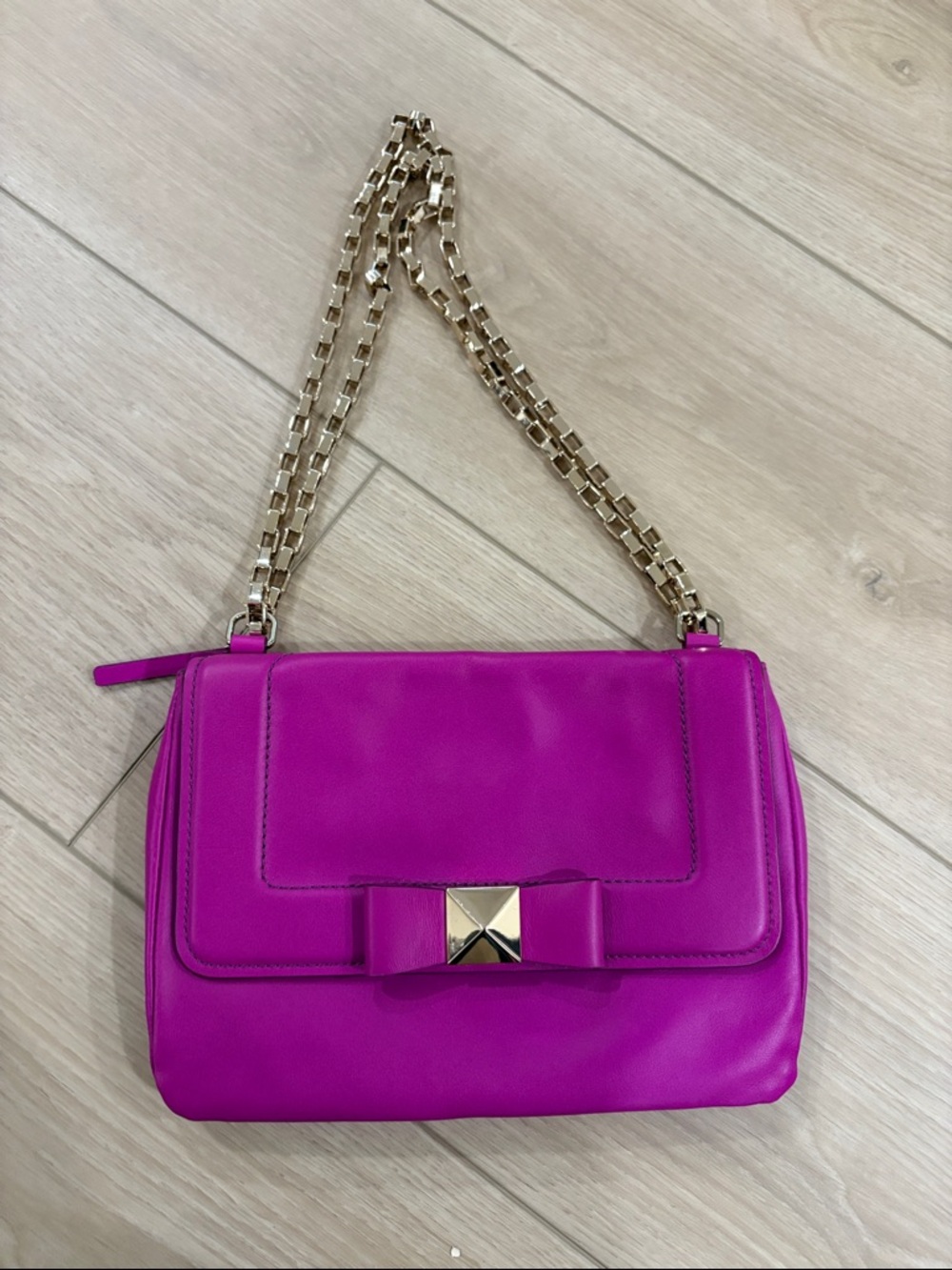 KATE SPADE BOW TERRACE JUSTINE LEATHER BAG